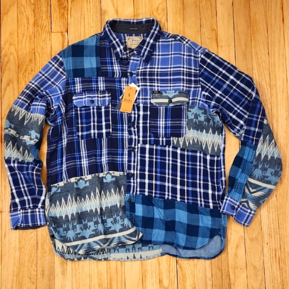 Polo Plaid Patchwork Flannel